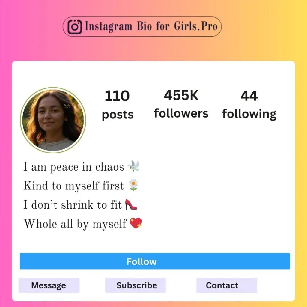 💖 300+ Short Bio for Instagram for Girl (Stylish, Cute & Sassy)